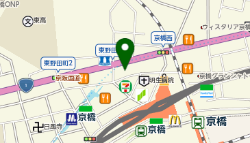 FEELCYCLE(フィールサイクル) 大阪京橋の地図画像