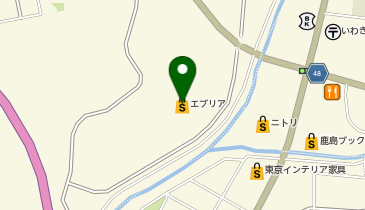 グランサックス 鹿島ショッピングセンターエブリア店の地図画像