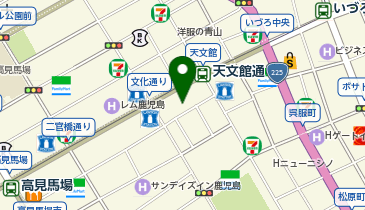 Honeys d.store(ハニーズ ディーストア) センテラス天文館店の地図画像