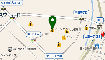 14+ICHIYON PLUS/yutte(イチヨンプラス ユッテ) イオンモール八幡東店の地図画像