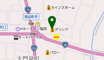 TOMOEYA(トモエヤ)クリーニング デリシア塩尻東店の地図画像