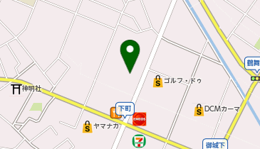 伝串 新時代 西尾上町店の地図画像