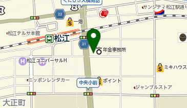 RINX(リンクス) 島根松江店の地図画像