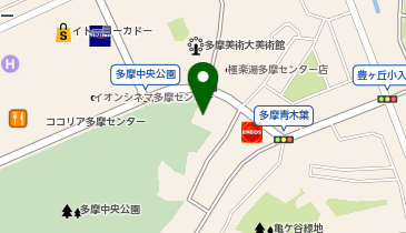 落合白山神社の地図画像