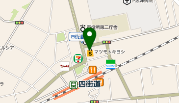カットオンリークラブ 四街道店の地図画像