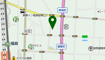 福島そば 陣場亭の地図画像