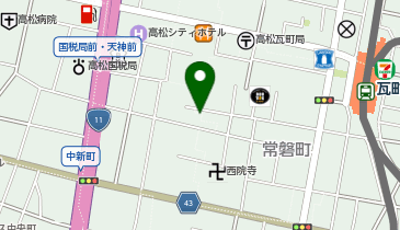 雲雀理髪店の地図画像