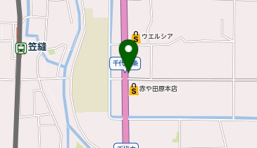 餃子の雪松 田原本町店の地図画像