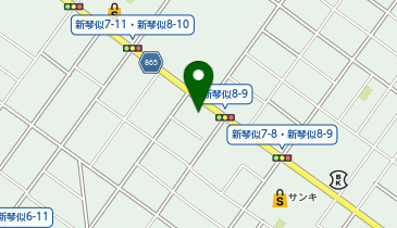 鶏笑 新琴似店の地図画像