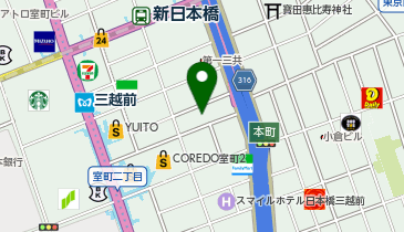 日本橋東京法律事務所の地図画像
