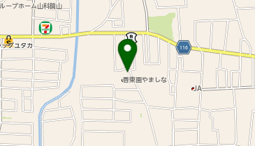 香東園やましなの地図画像