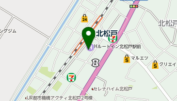ガッツレンタカー 北松戸駅前店の地図画像
