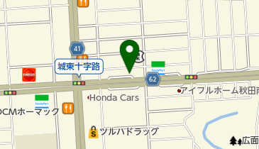 ランドリーム広面店の地図画像