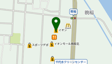 iPhone(アイフォン)即日修理 ハピスマ イオンモール鳥取北店の地図画像