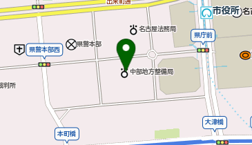 国土交通省 中部地方整備局 三の丸庁舎の地図画像