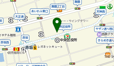 福岡天神テストセンターの地図画像
