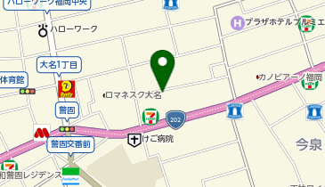 EXPG STUDIO FUKUOKA(イーエックスピージー スタジオ フクオカ)の地図画像