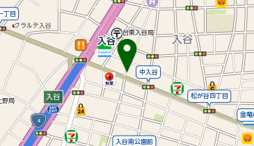 パレットプラザ 入谷店の地図画像