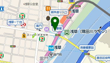 パレットプラザ 浅草店の地図画像