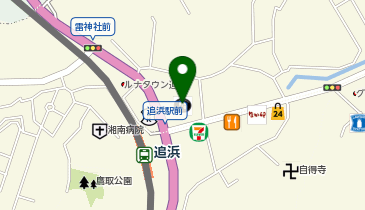 パレットプラザ サンビーチ追浜店の地図画像