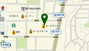 パレットプラザ イオンスタイル東戸塚店の地図画像