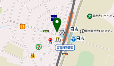 パレットプラザ 日吉店の地図画像