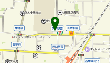 パレットプラザ 茨木春日丘店の地図画像