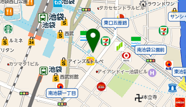 大衆食堂てんぐ大ホール 南池袋店の地図画像