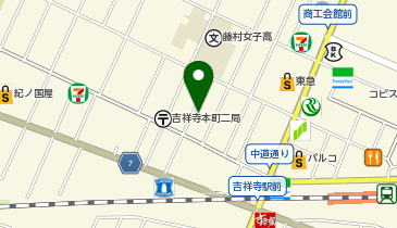 スタジオプラス 吉祥寺店の地図画像