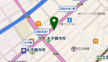 太子橋鍼灸整骨院の地図画像