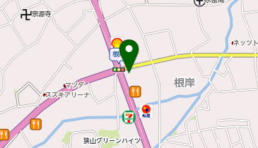 不二家レストラン 狭山根岸店の地図画像