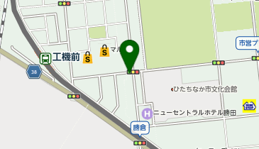 餃子の雪松 ひたちなか店の地図画像