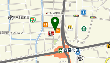 すし酒場 さしす 西宮北口店の地図画像