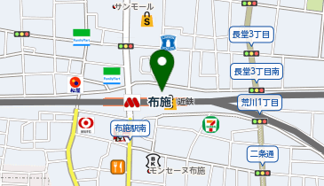 ルジャンドル 布施店の地図画像