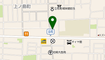 尼崎市立立花南生涯学習プラザの地図画像
