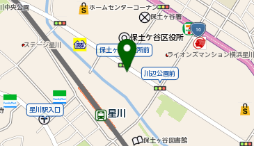 横浜市 青少年相談センターの地図画像