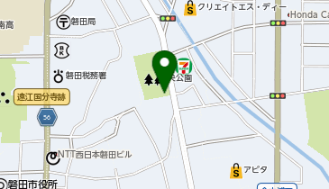 磐田剣道連盟道場の地図画像