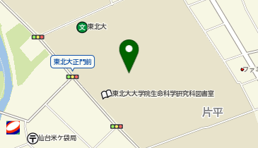 東北大学史料館の地図画像