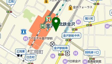 もてなしドームの地図画像