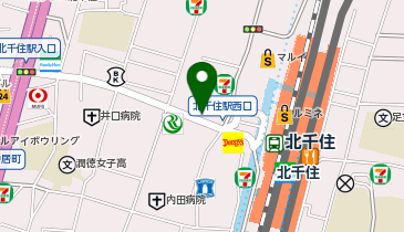足立成和信用金庫 北千住ATMコーナーの地図画像