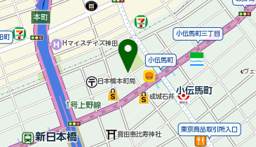 小伝馬町牢屋敷展示館の地図画像