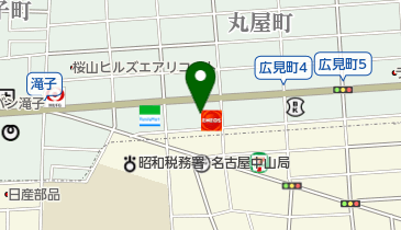 京町屋コインランドリー 花表町店の地図画像