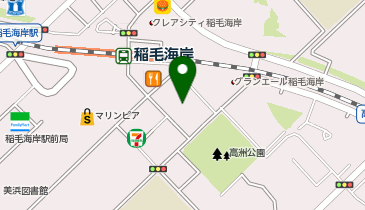 ピュアマインド イオンマリンピア店の地図画像