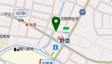コインランドリーBe-1 野並店の地図画像