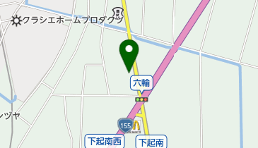 コインランドリーボーテ 平和町六輪店の地図画像