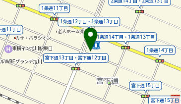 マミフラワーデザインスクール旭川教室の地図画像