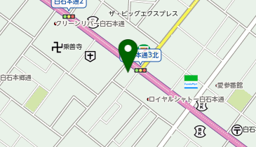 餃子の雪松 札幌白石店の地図画像