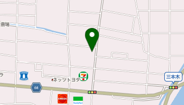 京町屋クリーニング 大治店の地図画像