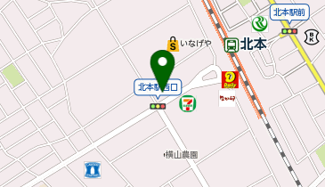 鶏笑 北本駅前通店の地図画像