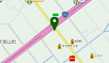 丸源ラーメン 豊川店の地図画像